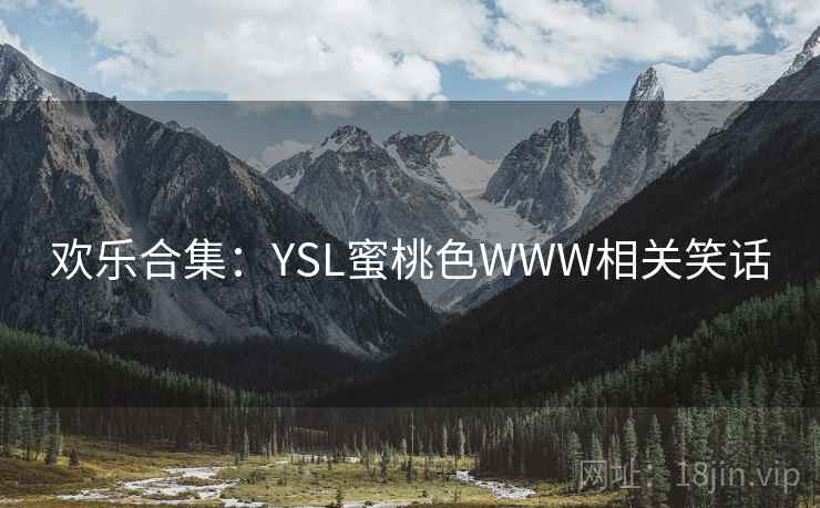 欢乐合集：YSL蜜桃色WWW相关笑话